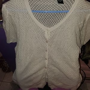 Victoria Secret Crop Crochet Top XL